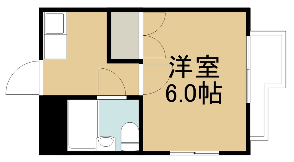 原の町マンション 間取り図