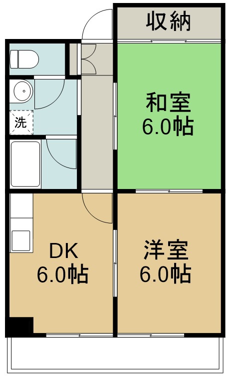 名取ビル富弥 間取り図