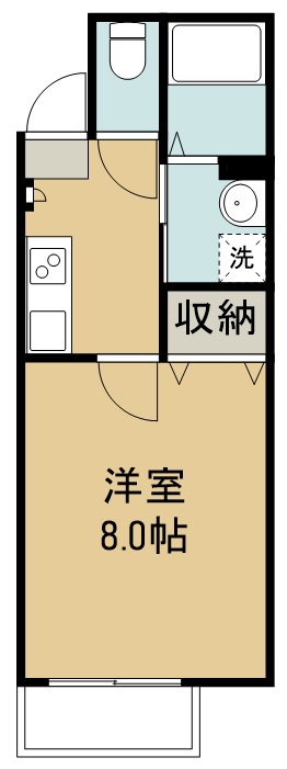 スカイハーツ新田 間取り図