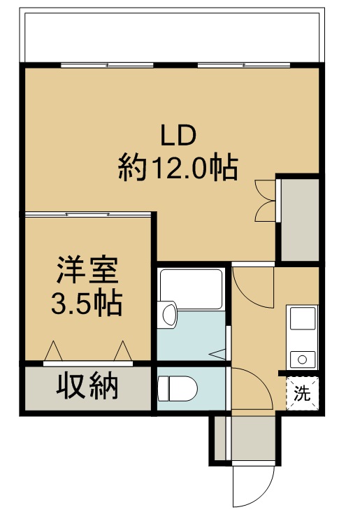 ベルシティ新寺 間取り図