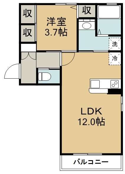 エスパース榴ヶ岡 間取り図