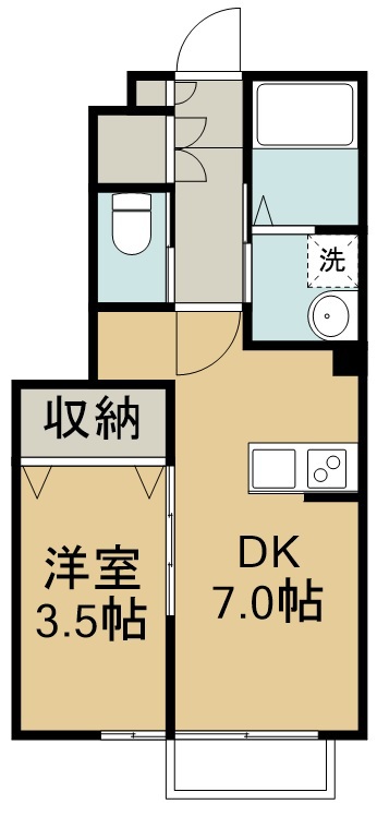 ブルスクーロ宮千代 間取り図