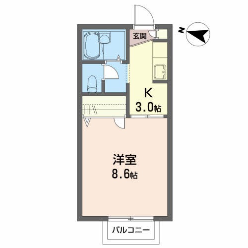 イーストパレスＣ 間取り図