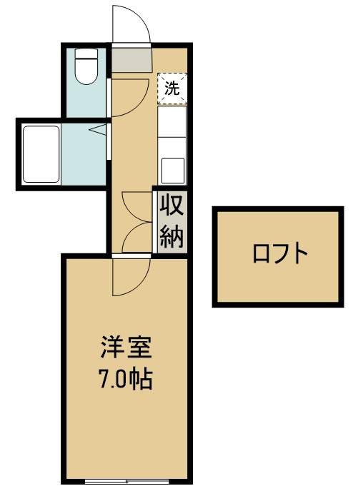 ウィステリア中野栄 106号室 間取り