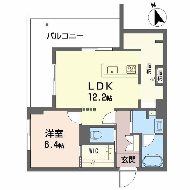 シャーメゾンＬａＬａ 間取り図