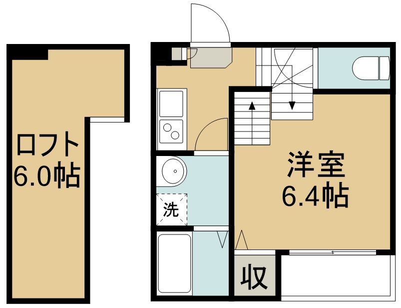 ハーモニーテラス新田Ⅴ 間取り図