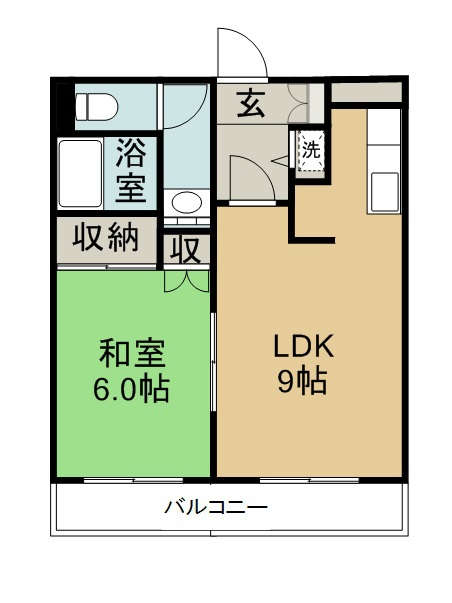 第二斎藤マンション 103号室 間取り