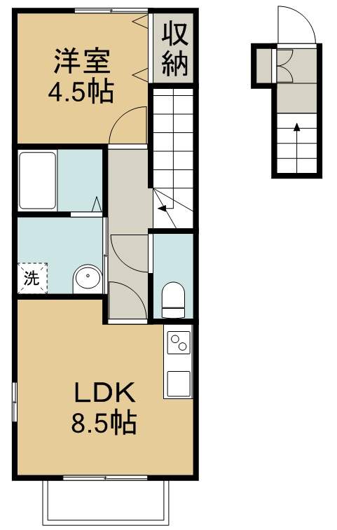 プレジール 間取り図