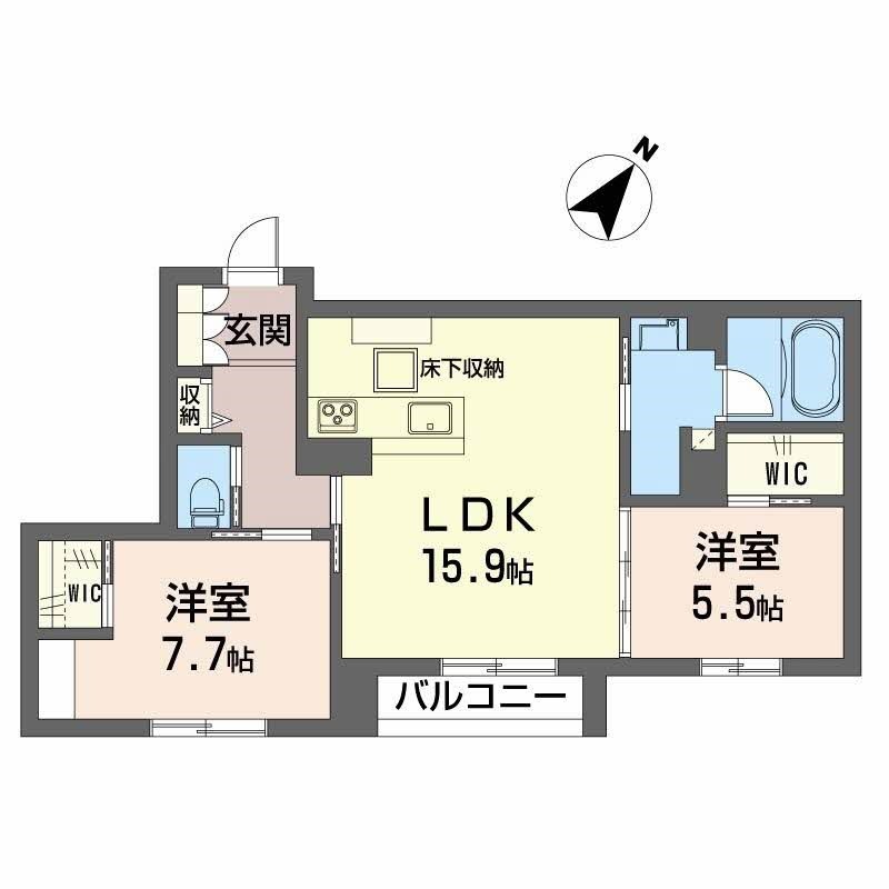 グランデュオ　シュマン 間取り図