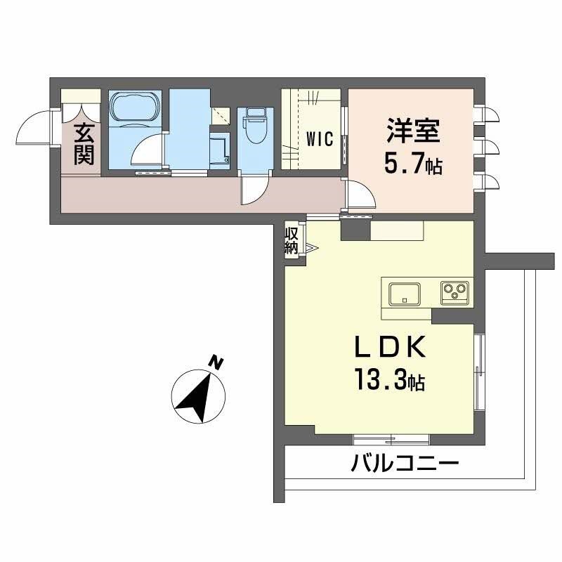 グランデュオ　シュマン 301号室 間取り