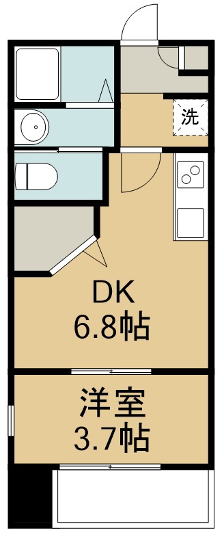 シェルグランデ鉄砲町東 間取り図