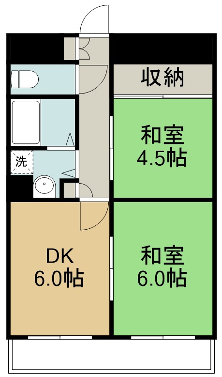 ベルソーレ木ノ下 間取り図