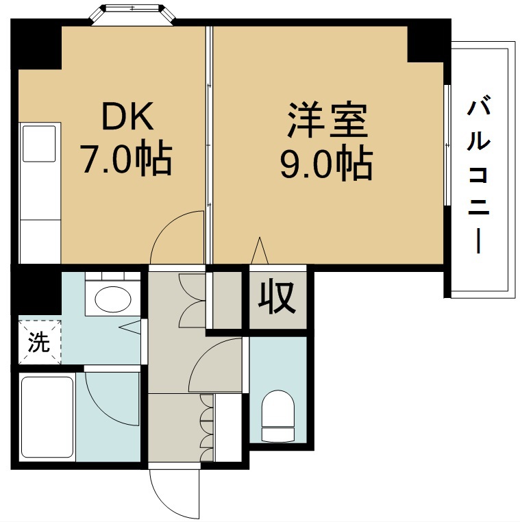 ベルソーレ木ノ下 間取り図