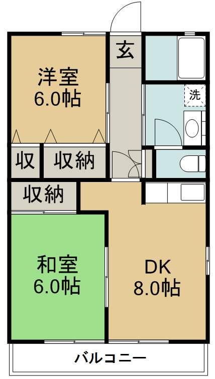 シティハイムドヌールＡ棟 101号室 間取り