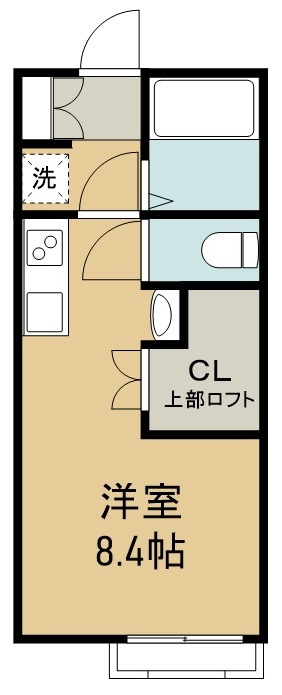 アスコット原町Ａ棟 101号室 間取り