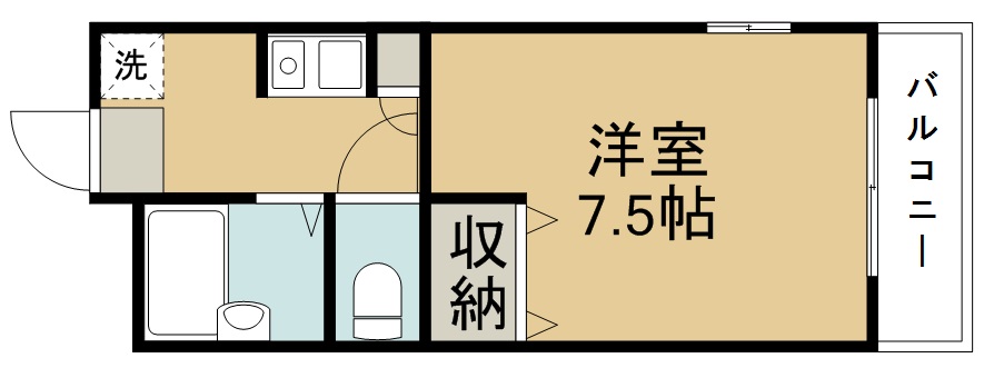 テラス苦竹 間取り図