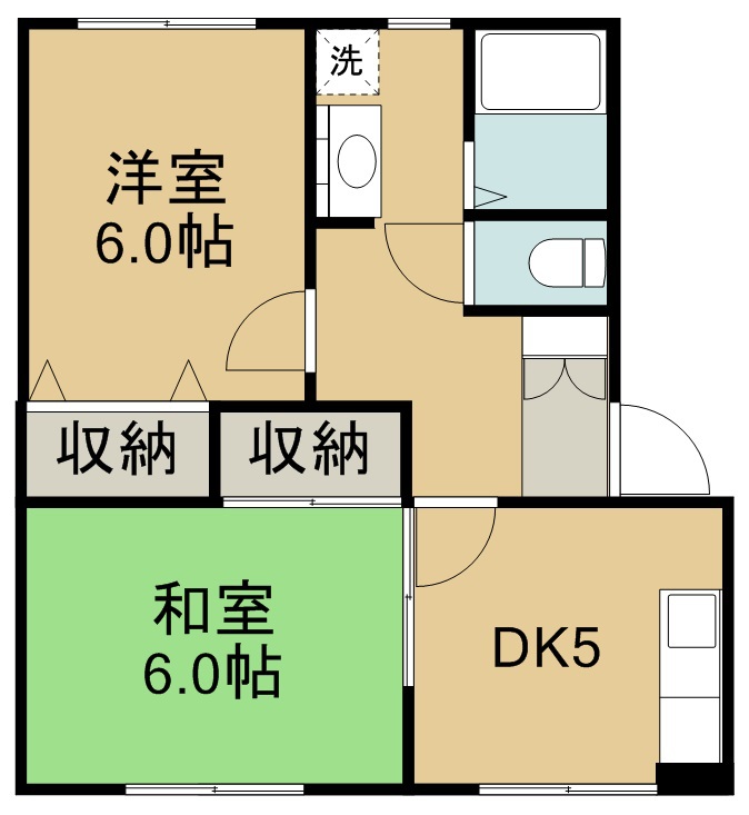 レジデンス愛子 間取り図