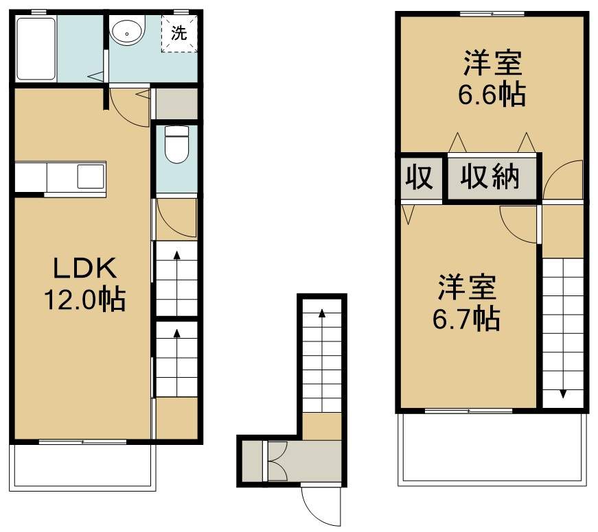 バナナハウス 間取り図