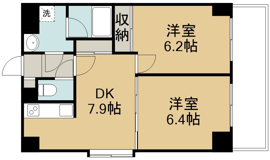 ボヌール・エスト 間取り図