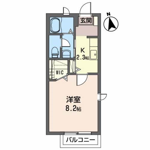 メゾン　ドウ　ボヌール 205号室 間取り