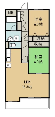 Ｇ・Ｓグレードル 203号室 間取り