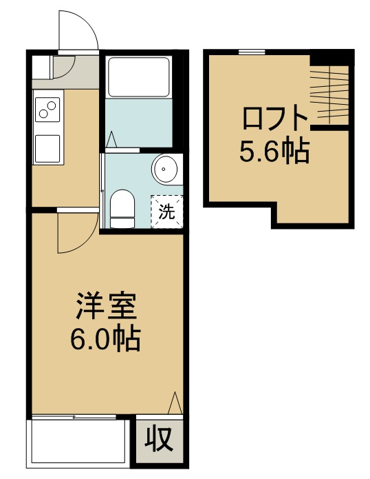 フロルベルデ 103号室 間取り