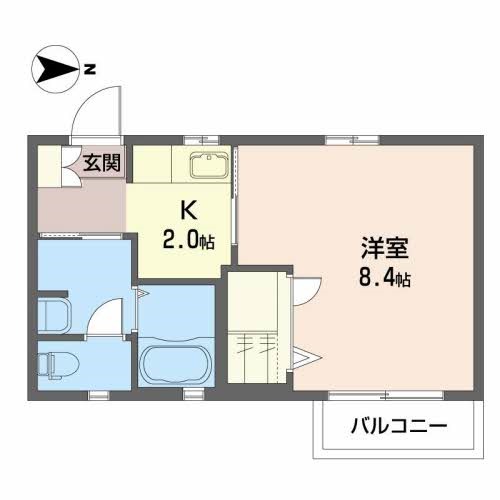 メゾン　ドゥ　ボヌールⅡ 間取り図