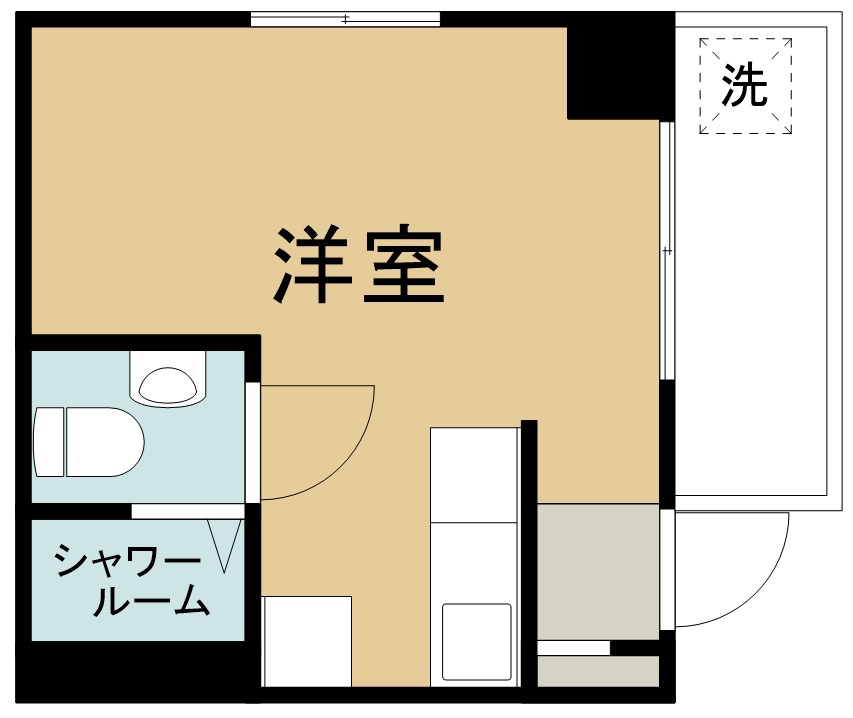 京急仙台プラザ 901号室 間取り