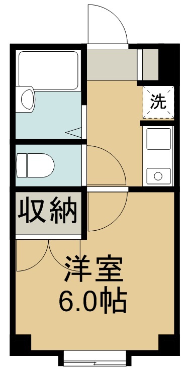 ベルシティ東仙台 203号室 間取り