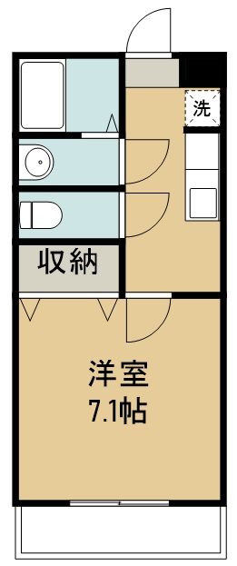 グランリアーレ荒井駅前 205号室 間取り