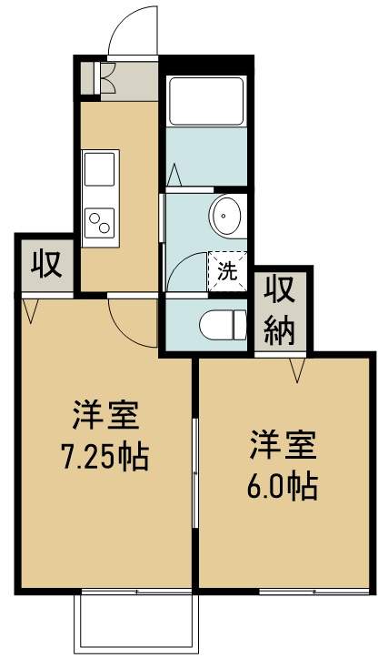 アスコット薬師堂西 間取り図