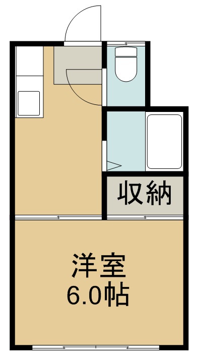 満月荘 201号室 間取り