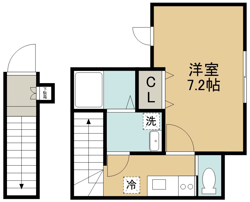 ｃｒｅａｔｅ　ｉｎｃ 間取り図