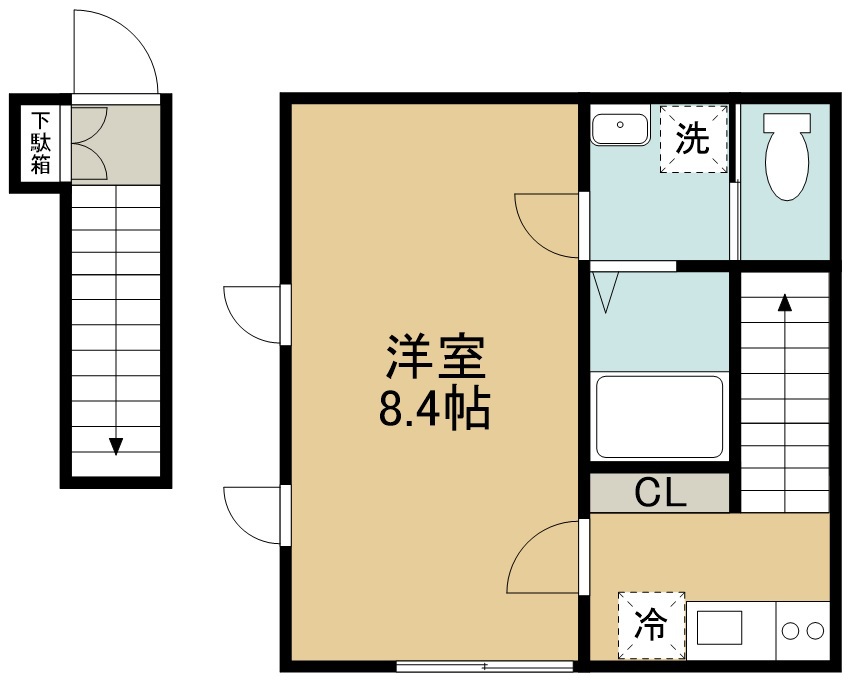 ｃｒｅａｔｅ　ｉｎｃ 間取り図