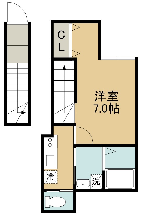 ｃｒｅａｔｅ　ｉｎｃ 間取り図