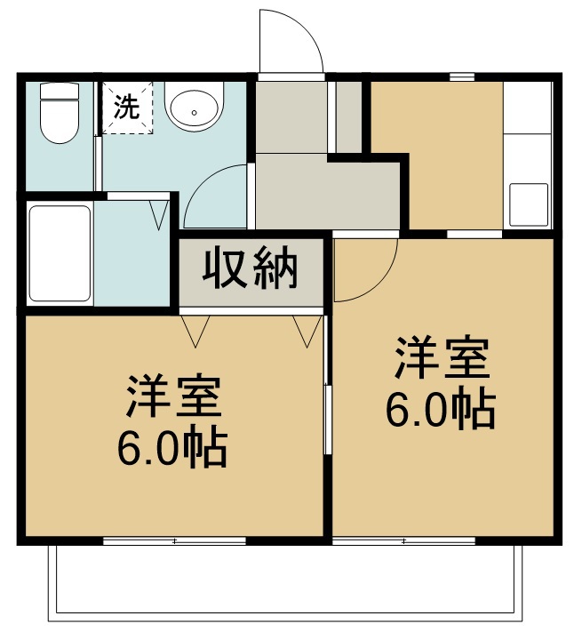 モンマ壱番館 間取り図