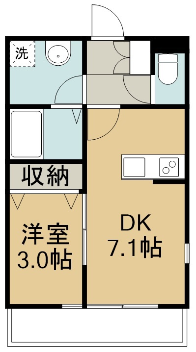 ＦＯＲＩＡ薬師堂駅前 間取り図