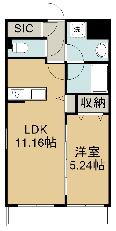 ＭＴＩマンション仙台卸町 305号室 間取り