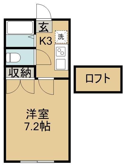 ホワイトキャッスル六丁の目ビレジＣ棟 間取り図