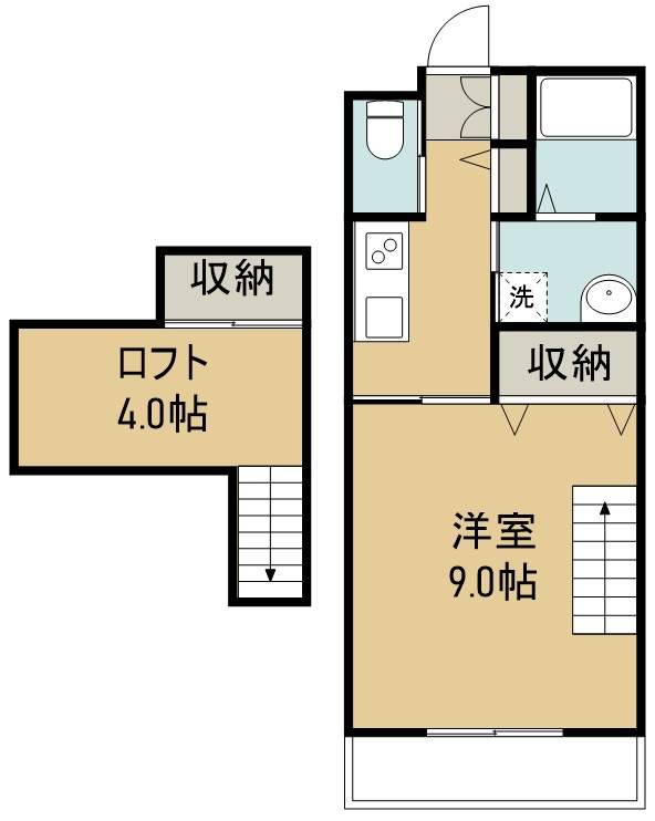 ブランニューⅡ番館 間取り図