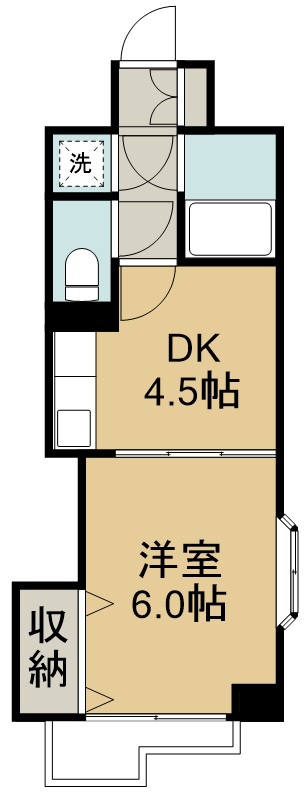 パルフェ宮城野 201号室 間取り