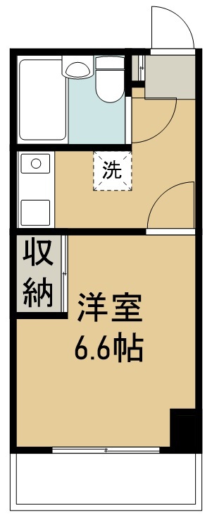 レストかたよせ 202号室 間取り
