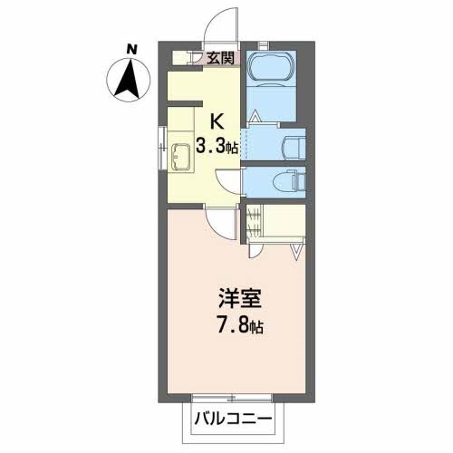 ベルタウンⅢ 201号室 間取り