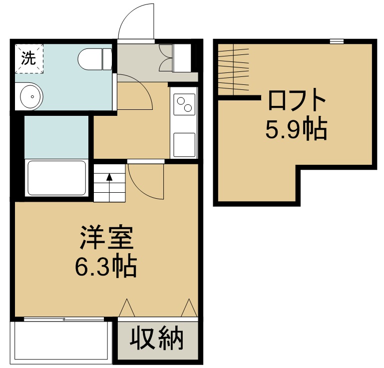 シャンテスクエア新田 間取り図