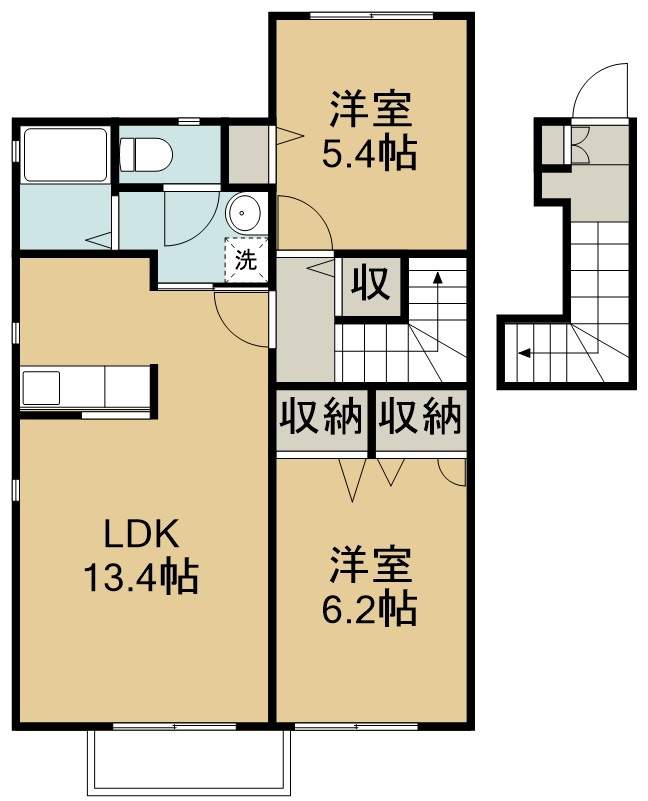 グランドゥールⅥ 間取り図