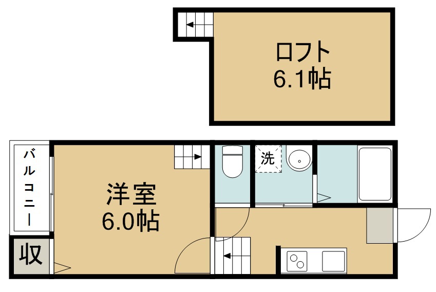 サンヴィレッジ若林 間取り図