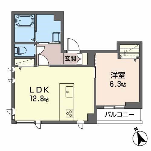 クオリスタ連坊 間取り図