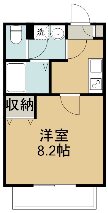 ネオステージ萩野町 間取り図