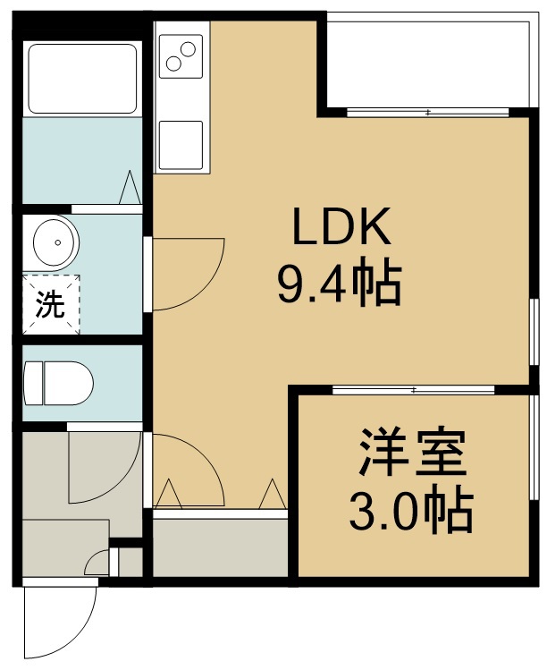 ＲＥＧＡＬＥＳＴ保春院 301号室 間取り