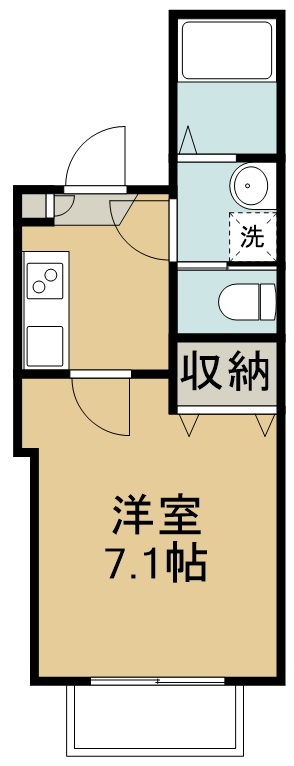 アルカンシェルＲＥＮ　Ⅰ 間取り図